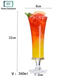 Short-Footed Crystal Highball Glass Set of 6 10 glasss5 - Home Solutions