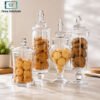 Danny Home Decorative Cookie Glass Jar Set 4pcs 2 Danny Home decorative glass jar set 4pc