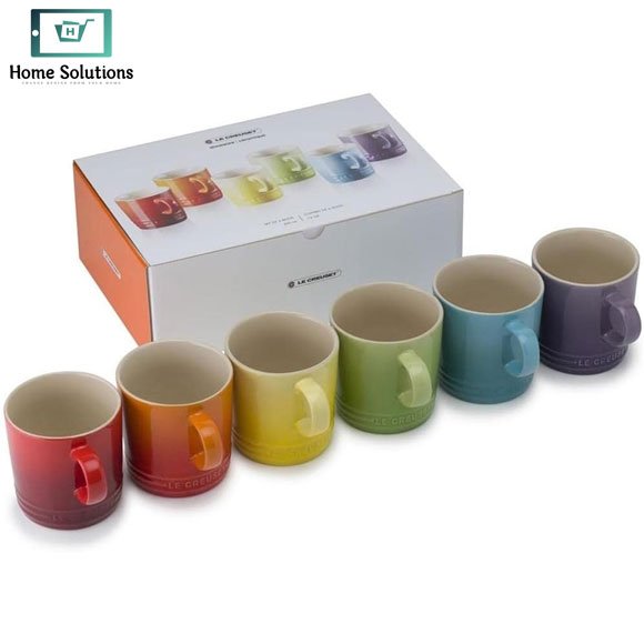 Le Creuset Mug Set of 6 Rainbow 6 Le Creuset Mug Set of 6 Rainbow - Image 5