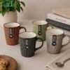Danny Home Striped Tea Mug 350ml 2 Danny Home striped tea mug set 350ml