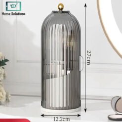 Luxury 360° Rotating Makeup Brush Organizer with Lid 10 or3 - Home Solutions