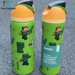 Owala FreeSip Water Bottle 24oz - Minecraft 5 owala7 - Home Solutions
