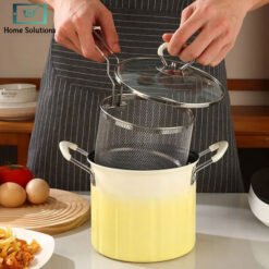 Deep Frying Pot with Strainer 3 Litre 6 pot 1 - Home Solutions