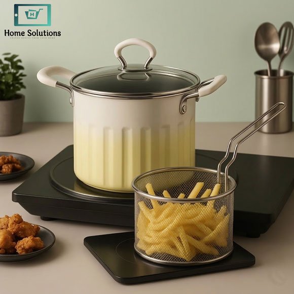 Deep Frying Pot with Strainer 3 Litre 1 Deep frying pot 3 litre with strainer