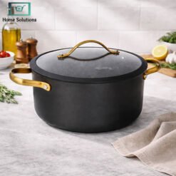 Danny Home 22cm non-stick casserole pot black