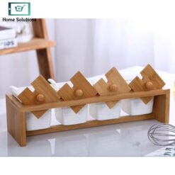 Ceramic Seasoning Set with Bamboo Stand 10 set3 1 - Home Solutions