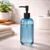 Danny Home glass soap dispenser bottle with stainless steel