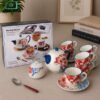 Danny Home Porcelain Tea Set 16pcs 1 Danny Home porcelain tea set 16pcs