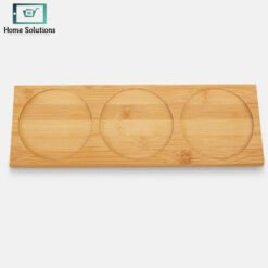 Ceramic Spice Jar Set 3 Pcs with Bamboo Rack 10 tea4 - Home Solutions