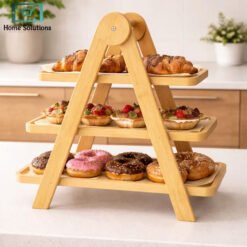 bamboo 3 tier dessert stand