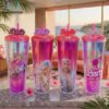 Barbie Double Wall Tumbler with Straw 750ml 1 Barbie double wall tumbler 750ml