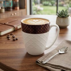 Elegant Bone China Mug Set 6pcs 5 cup4 - Home Solutions