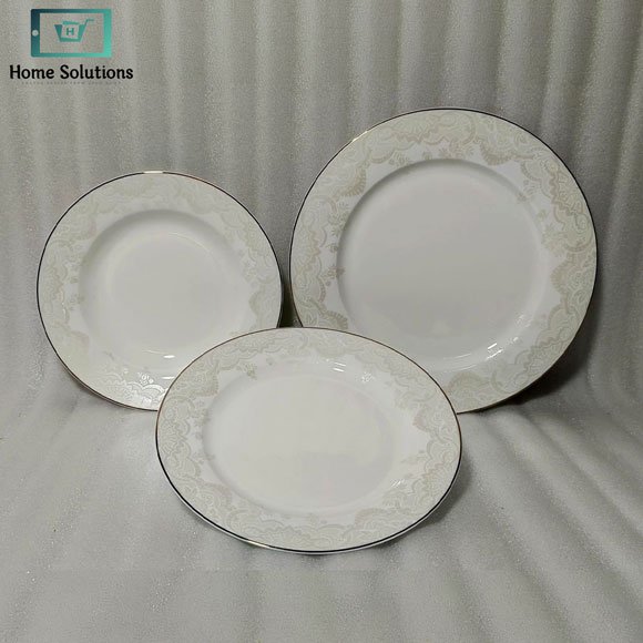 Elegant Super Bone China Plate Set 18 Piece 4 Elegant Super Bone China Plate Set 18 Piece - Image 2