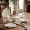 Premium Super Bone China Dinner Set 61-Piece 2 Premium Super Bone China Dinner Set 61-Piece Luxury Floral Crockery Set