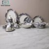 Premium Super Bone China Dinner Set 61-Piece 1 Premium Super Bone China Dinner Set 61-Piece Luxury Floral Crockery Set