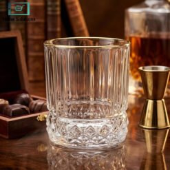 Glass Set of 6 with Gold Rim 4 glass2 - Home Solutions