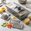 Danny Home Multifunction Grater 1 Danny Home multifunction stainless steel grater for cheese vegetables garlic and kitchen food preparation