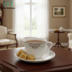Elegant Cup & Saucer Set 12-Piece Luxury Tea Coffee Serving Set