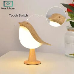 Cute Wooden Bird Touch Lamp Rechargeable Desk Night Light 7 lamp2 - Home Solutions
