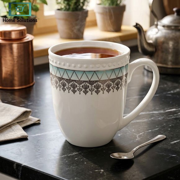 Elegant Bone China Mug Set 6pcs 4 Elegant Bone China Mug Set 6pcs - Image 2