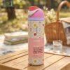 Owala FreeSip Water Bottle 24oz - Garden Whimsy Floral 1 Owala FreeSip 24oz insulated leakproof water bottle for gym travel office and daily hydration