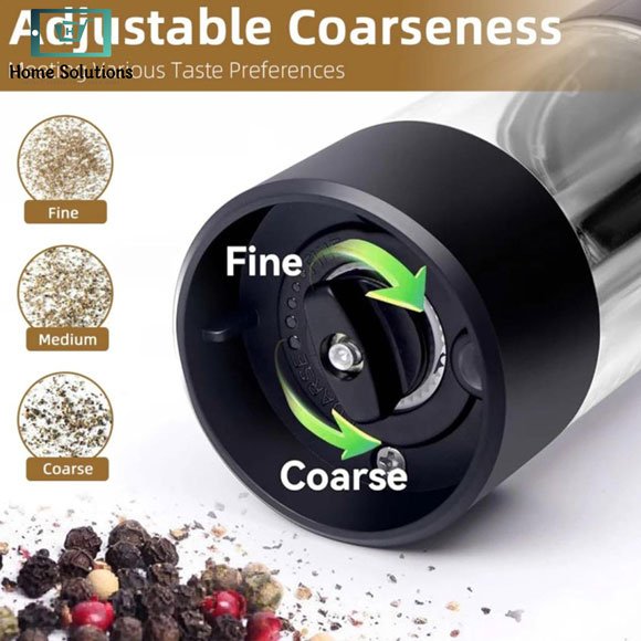Electric Salt & Pepper Grinder Battery Operated 3 Electric Salt & Pepper Grinder Battery Operated - Image 2