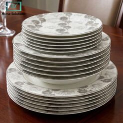 Super Bone China Plate Set 18 Pcs Luxury Dining Dinnerware Set