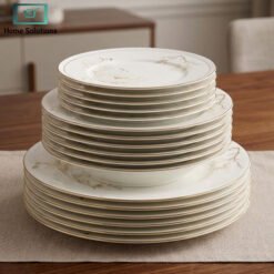 Super Bone China Plate Set 18 Pcs Luxury Dining Dinnerware Set