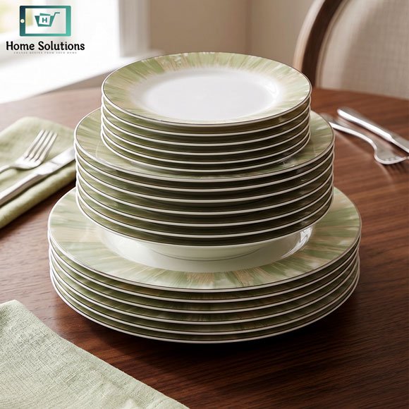 Premium Super Bone China Plate Set 18 Piece 3 Premium Super Bone China Plate Set 18 Piece Royal Blue Luxury Dinnerware