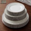 Premium Super Bone China Plate Set 18 Piece 1 Premium Super Bone China Plate Set 18 Piece Royal Blue Luxury Dinnerware