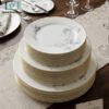 Super Bone China Plate Set 18 2 Super Bone China Plate Set 18 Pcs Luxury Dining Dinnerware Set