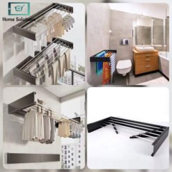 Wall Mounted Foldable Towel Rack 10 rack4 - Home Solutions