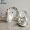 Elegant Porcelain Tea Set 24 Pieces 2 Elegant porcelain tea set