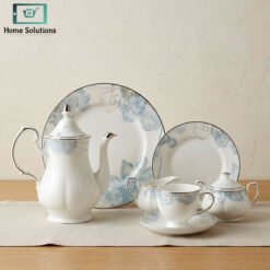Elegant porcelain tea set