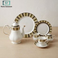 Elegant porcelain tea set