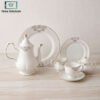 Elegant Porcelain Tea Set 24 Pieces 1 Elegant porcelain tea set