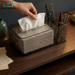 Acrylic Glacier Tissue Box Luxury Transparent Tissue Holder