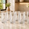 Azad Acrylic Glass Set 6 Pcs - Ripple Glass 1 Azad Acrylic Glass Set 6 pcs