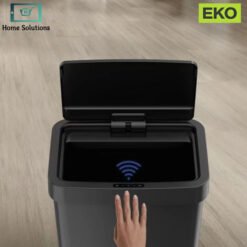EKO Plastic Motion Sensor Trash Can Black 50L 13 EKO Plastic Motion Sensor Trash Can / Dustbin Black 50L
