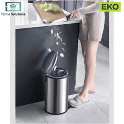 EKO Step Pedal Dustbin - Stainless Steel Soft-Close 7 EKO Step Pedal Dustbin - Stainless Steel Soft-Close