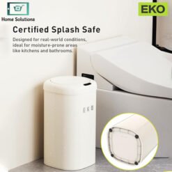 EKO Vintage Automatic Trash Can 12L Motion Sensor Stainless Steel Dustbin 16 EKO Vintage Automatic Trash Can 12L