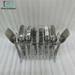 Premium Stainless Steel Cutlery Set 53 Pieces with Stand 6 a2 - Home Solutions