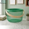 Danny Home Mesh Stainless Steel Storage Basket 26cm - Round 2 Danny Home mesh stainless steel Storage basket 26cm
