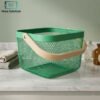 Danny Home Mesh Stainless Steel Storage Basket 24cm - Square 1 Danny Home mesh stainless steel Storage basket 26cm