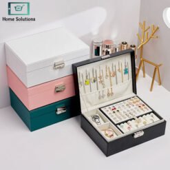 Double layer jewelry organizer box