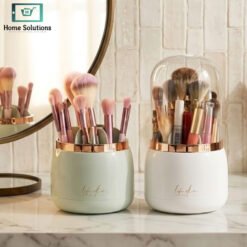 360 rotating dust proof makeup organizer