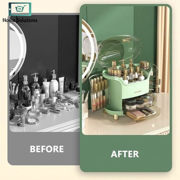 Luxury Cosmetic Vanity Organizer Large Capacity 8 Luxury Cosmetic Vanity Organizer Large Capacity - Image 7