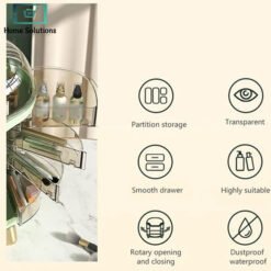 Luxury Cosmetic Vanity Organizer Large Capacity 17 cos7 - Home Solutions