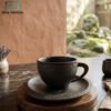 Winsor Stonecraft Cup & Saucer Set - Black 2 Winsor Stonecraft cup & saucer set