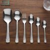Premium Stainless Steel Cutlery Set 53 Pieces with Stand 2 Premium 53 piece stainless steel cutlery set